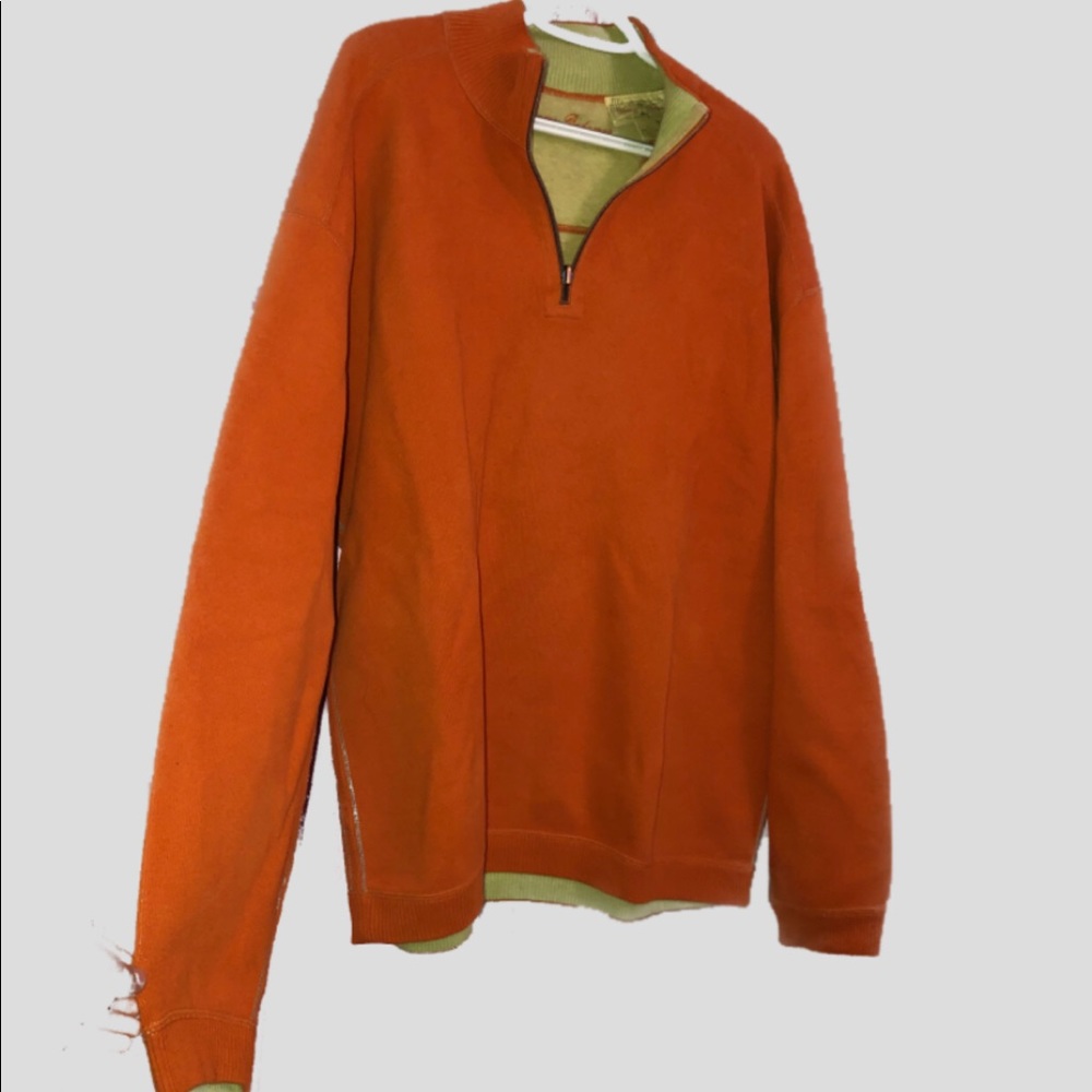 Vintage Tommy Bahama Orange Zip Up